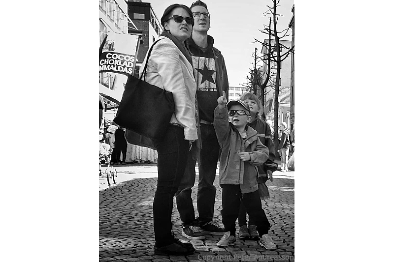 Street photography in Bor&aring;s, Sweden.